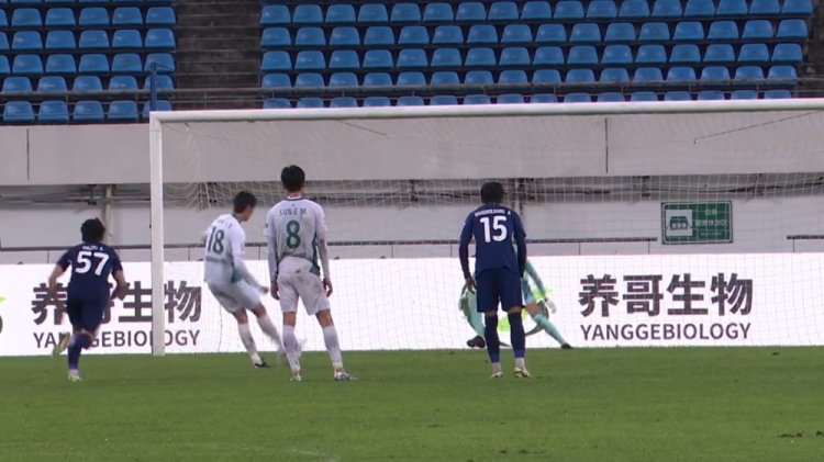 貴州筑城競(jìng)技2:1武漢三鎮(zhèn)B隊(duì) 進(jìn)球瞬間 Goal!