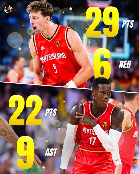 熱身賽德國95-78戰(zhàn)勝西班牙 小瓦格納砍下29分6板&施羅德22分9助