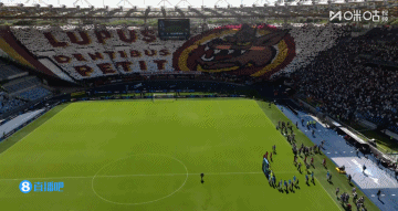 這就是羅馬德比！拉齊奧、羅馬雙方賽前均展出巨型TIFO