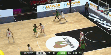 不容易！敘利亞U16女籃下半場(chǎng)被中國(guó)隊(duì)打出36-0之后終于得分