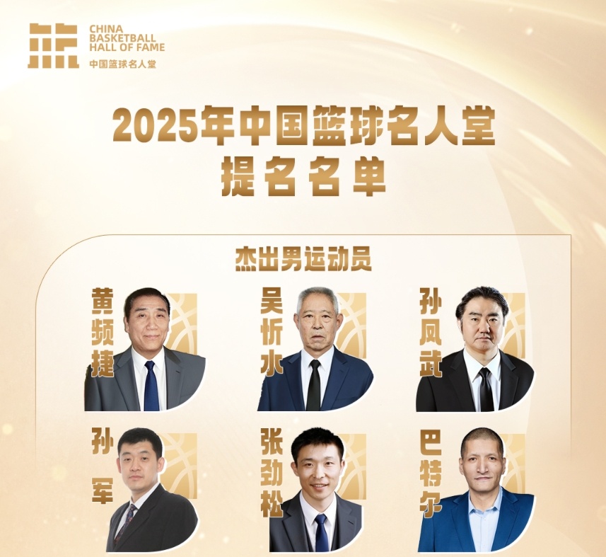 傳奇自傳承！上直播吧 舉薦中國籃球名人堂成員——男運動員篇